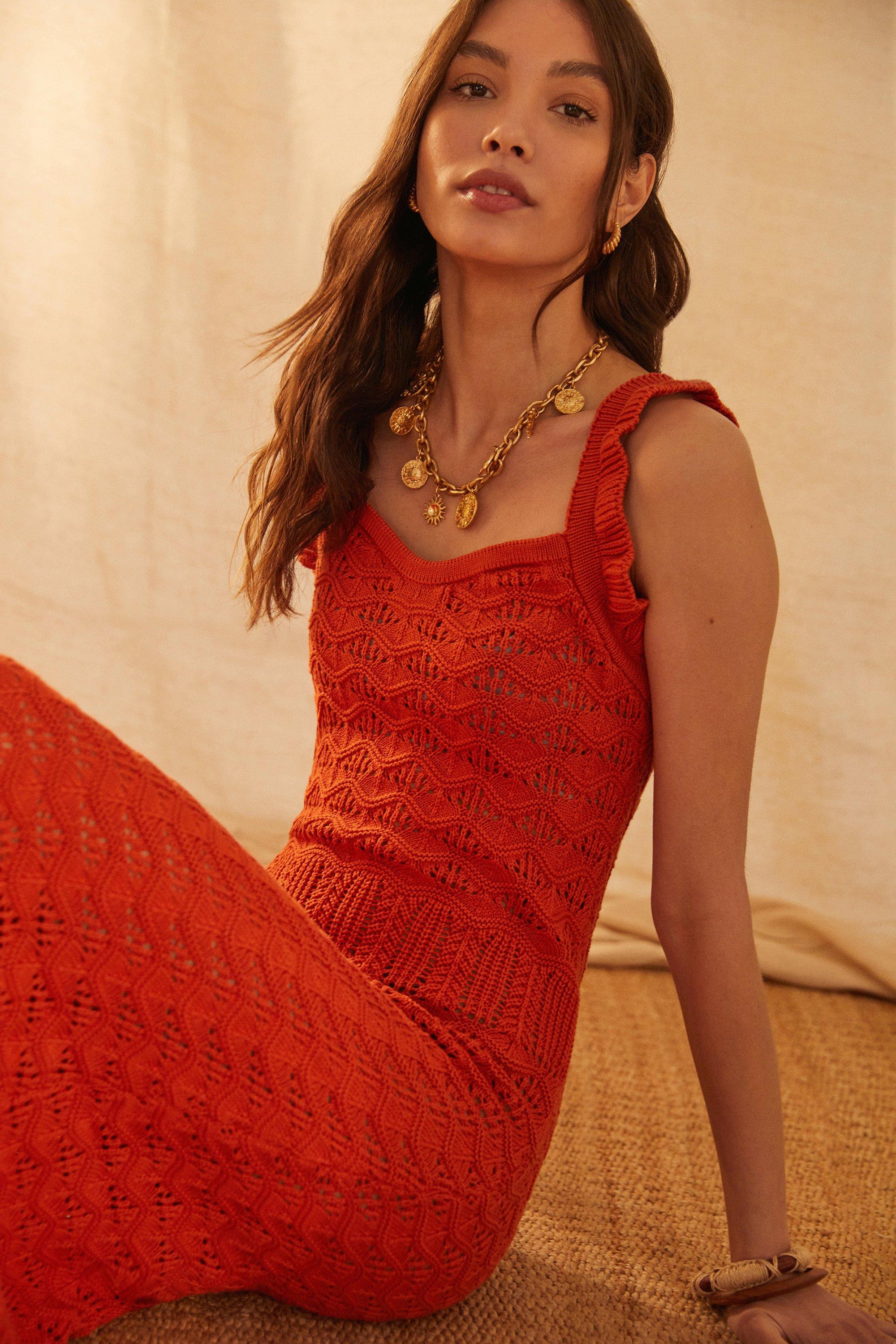 oasis knitted jumper dress